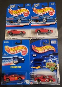 hotwheels lot of 4 FERRARIS, 2000 FIRST EDITIONS 1/36FERRARI 365 GTB/4 & 2/36 - Picture 1 of 9