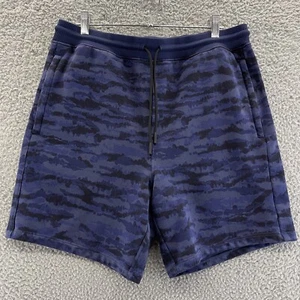 Fabletics Shorts Herren Large blau Tarnmuster Schweiß Training Fitnessstudio Training Laufen - Bild 1 von 11