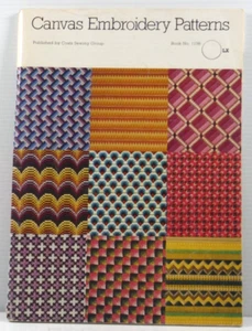 Canvas Embroidery patterns Coats Sewing Group Book no 1198 - Picture 1 of 8