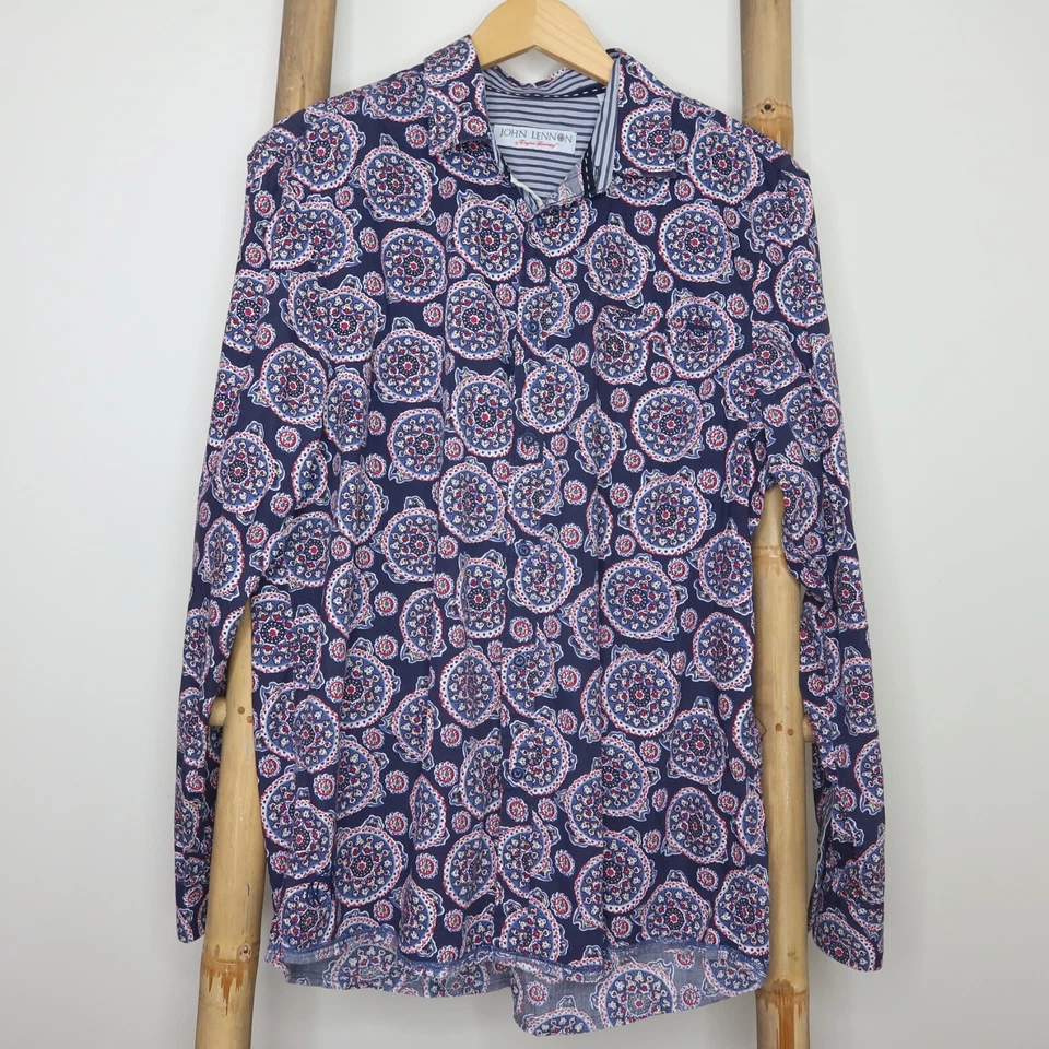 John Lennon Mens Shirt SZ XL English Laundry Button Front Cotton - image 1 of 4