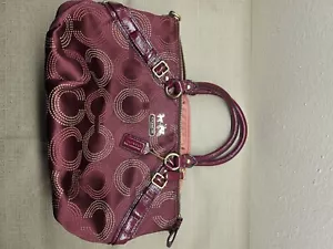Coach Madison Dotted Op Authentic Women's Purse - Picture 1 of 5
