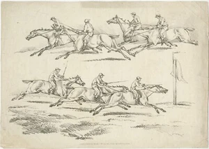 Original Antique Print of a Horse Race - Picture 1 of 1