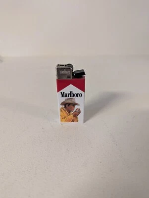Marlboro Cigarettes Marlboro Man Red/White DisposableLighter - Image 1 of 4