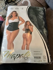 Mapale Shapewear Strapless Waist Trainer 3xl Black Style F501X Lingerie New - Picture 1 of 6