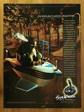2000 Microsoft SideWinder Force Feedback 2 PC Controller Print Ad/Poster Pop Art