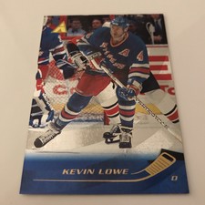 NHL Card,Kevin Lowe,Rink Collection,Pinnacle 95-96,Rangers