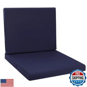 HEBE Outdoor Deep Seat Cushions Set of 2, 24"x24", Waterproof Patio Chair Cus - Picture 1 of 5