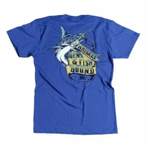 AVID Whiskey Bent Kurzarm T-Shirt Royal Heather Small - Bild 1 von 1