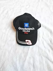 NOS DALE GAINHARDT #3 NASCAR GOODWRENCH SERVICE PLUS MÜTZE KAPPE VERSTELLBAR SCHWARZ - Bild 1 von 4