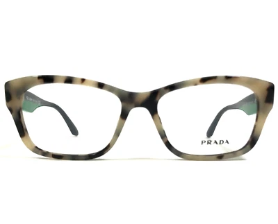 PRADA Eyeglasses Frames VPR 24R KAD-1O1 Gray Tortoise Green Blue 52-16-140 - Image 1 of 4