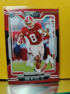 2022 John Metchie lll Chronicles Playbook Draft Picks Rookie Card RC #14 - Image 1 of 2