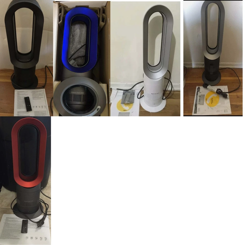 Dyson Hot & Cool Air Multiplier Jet Focus Fan and Space Heater AM09 Red Copper B - Image 1 of 1