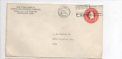 United States entire used Cleveland Tanning Company advertising cover lot a - Image 1 of 2