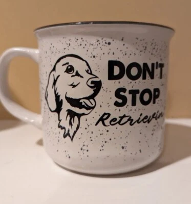 Golden Retriever 'DON'T STOP RETRIEVIN'  Coffee Mug Large Breed Dog Doggy Pet - Imagem 1 de 4