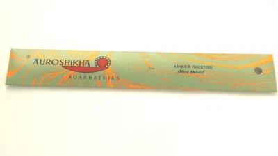 Auroshikha Amber Incense 10 gram pack - Imagem 1 de 2
