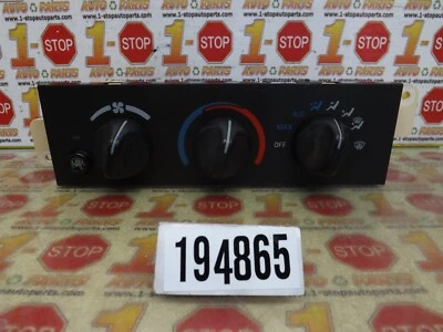 2000-2002 CHEVROLET CAMARO REAR AC HEATER CLIMATE TEMPERATURE CONTROL 09351461 - Image 1 of 4