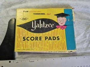 Vintage E.S. Lowe Yahtzee Score Pads 1956 - Picture 1 of 9