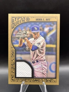 2015 Topps Gypsy Queen Relics Gold Chris Archer #GQR-CA 18/25 Rays - Picture 1 of 2