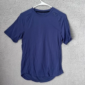 Lululemon T Shirt Mens S Blue Licenses to Train Short Sleeve Performance Active - Picture 1 of 11