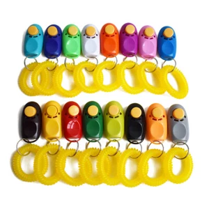 5X Hunde Clickertraining Haustier Welpen Katze Zug Rückruf Stop Bellen Gehorsam - Bild 1 von 12