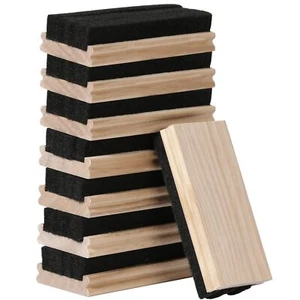 10Pk Chalkboard Erasers Wool Felt Dustless Blackboard Cleaner for Office School - Picture 1 of 7