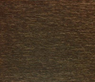COVINGTON HUXLEY STRIPE BROWN GREEN BLUE CHENILLE FURNITURE FABRIC BY THE YARD - Image 1 of 3