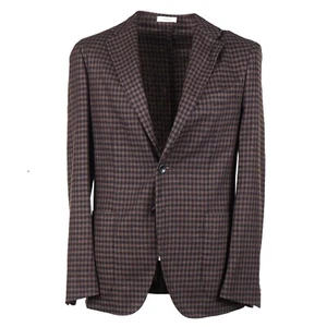 Boglioli Chocolate Layered Check Soft Wool 'K Jacket' Sport Coat 38R (Eu 48) - Picture 1 of 11