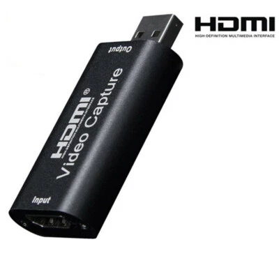 Video Capture Card HDMI to USB 2.0 1080P HD Recorder Game Video Live Streaming - Image 1 of 4