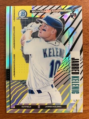 2021 Bowman Chrome Jarred Kelenic Rookie Ascensions CASE HIT - Mariners RC - Image 1 of 2