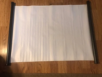 "Pantalla de película de proyección vintage en caja nunca usada 28"" X 21"" limpia" Foto 1 de 3