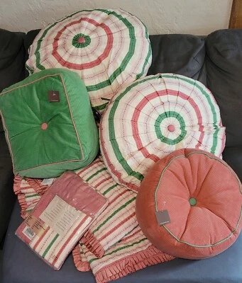 Juego de edredón Anthropologie Queen vintage con fundas nuevas y 4 almohadas nuevas Foto 1 de 4