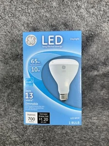 GE LED Daylight Bulb 65w 10w 700 Lumens Dimmable BR30 - Picture 1 of 10
