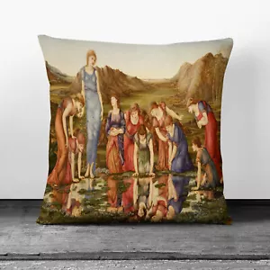 Plump Kissen Der Spiegel der Venus Edward Burne-Jones Dekokissenbezug - Bild 1 von 11