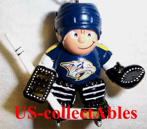 NHL Nashville Predators Hockey Goaltender Original Sports Brat Collectibles Item Cover