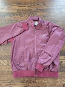 Vintage Izod Lacoste 80's Style Full-Zip Lightweight Windbreaker Jacke Gr. L - Bild 1 von 15