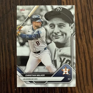 Christian Walker 2025 Topps Now Lou Gehrig Day PR 4188 LGD-CW - Imagen 1 de 2
