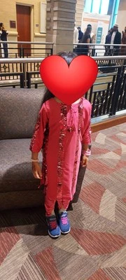 Diseñador paquistaní salwar kameez cosido para niños/envío gratuito/6 años Foto 1 de 4