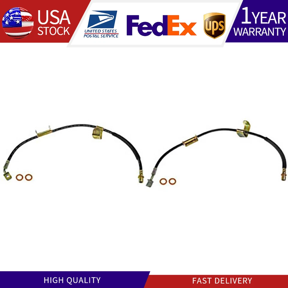 Se adapta a Hummer H2 2008-2009 2X Dorman - Manguera hidráulica de freno delantero de primera parada Foto 1 de 4