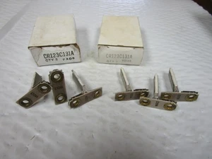 LOTE DE 6 ELEMENTOS CALEFACTORES RELÉ DE SOBRECARGA TÉRMICA GE GENERAL ELECTRIC CR123C131A - Imagen 1 de 3
