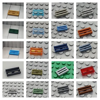 LEGO® 15x Gitter Fliese Basic Brick 1x2 - 2412 - Diverse Farben - Bild 1 von 2