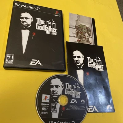 教父(索尼 PlayStation 2 PS2,2006)CIB 带手册和地图 — 第 1/2 张图片