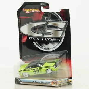 Hot Wheels G Machines 1971 Lime Green Dodge Challenger Track Legends 1/11 (2006) - Picture 1 of 4