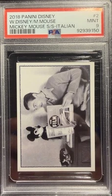 🔥 Walt Disney 🔥PSA 9🔥Panini🔥 On Walt PSA Set Registry 🔥 Pop 1 🔥 👀LEER 👀 Foto 1 de 2