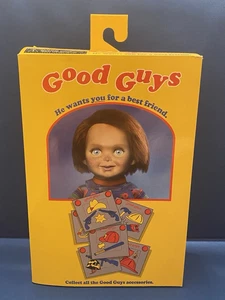 Neca - Gioco per Bambini - Chucky - SOLO SCATOLA - Figura Deluxe - Ultimate - Horror - Foto 1 di 8