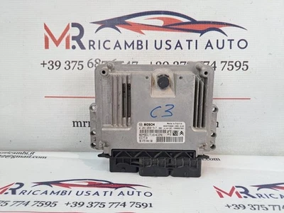 CENTRALINA MOTORE PER CITROEN C3 Serie 9666729680 DV4TD diesel 1398 (09>15) - Immagine 1 di 4