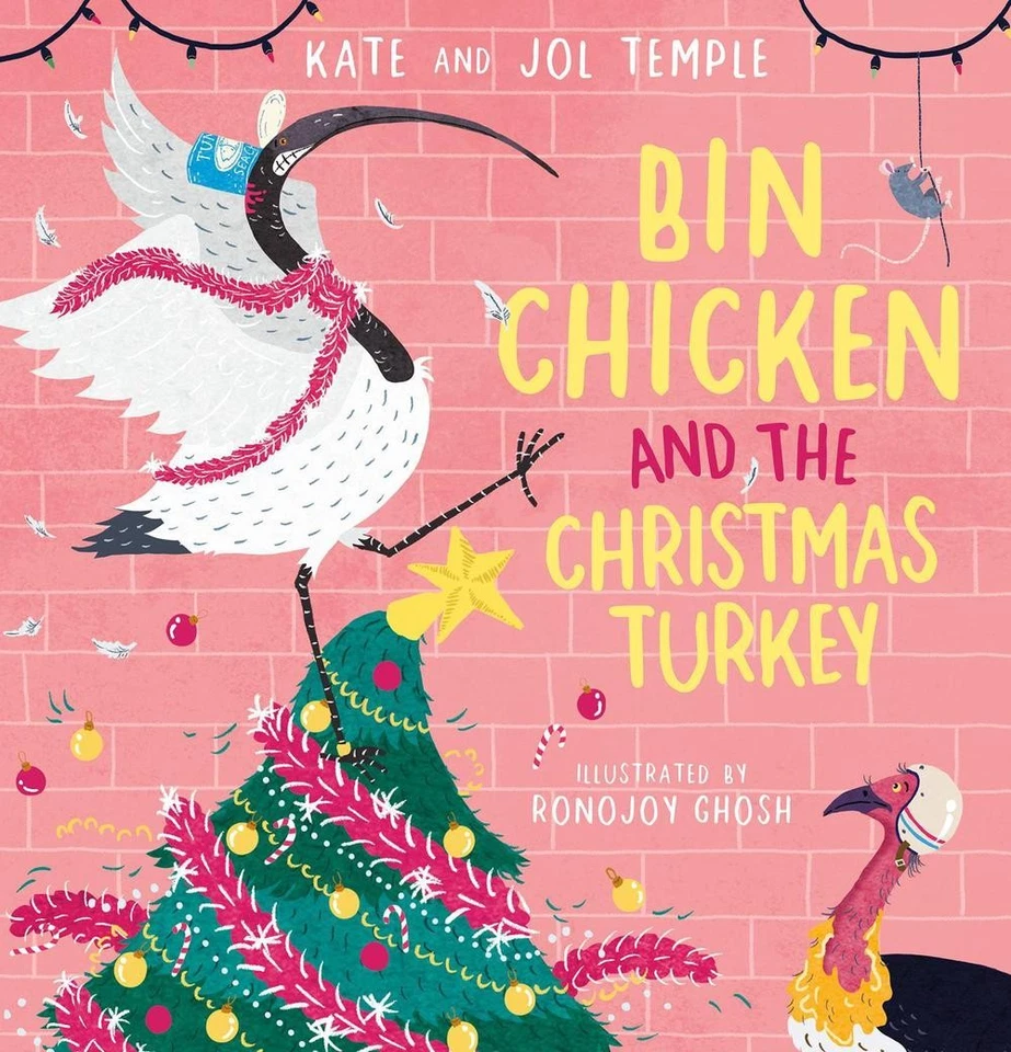 Bin Chicken and the Christmas Turkey by Jol Temple Hardcover Book - Image 1 of 1