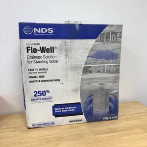 NDS FWAS24 Flo-Well Drainage Tank 50 Gal. Black Flowell - Picture 1 of 2