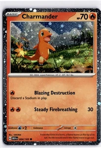 Charmander - (Kosmos Holo) Common Diverse Karten & Produkte 007/091 NM - Bild 1 von 2