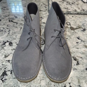 Clarks Orignal’s Damen Desert Boots blau grau Wildleder Größe 9,5 M Schnürstiefel - Bild 1 von 4