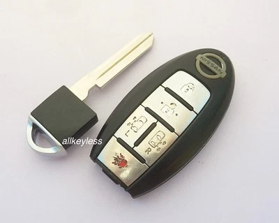 OEM 2011-2017 NISSAN QUEST proximity smart keyless entry remote key fob WORN - Image 1 of 4